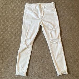 American Eagle distressed skinny jeans